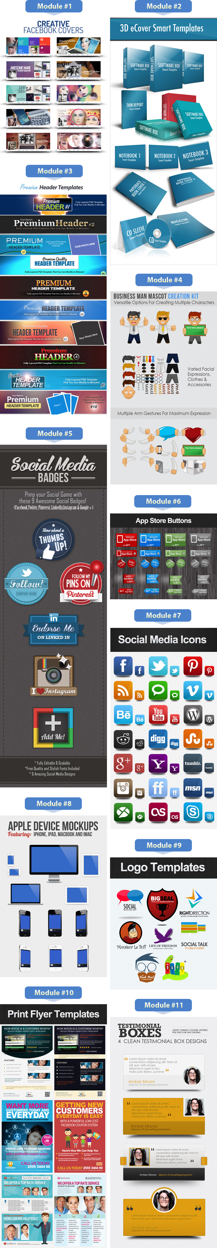Massive Graphix - Premium Design, Graphics, Plugin and Template Package!
